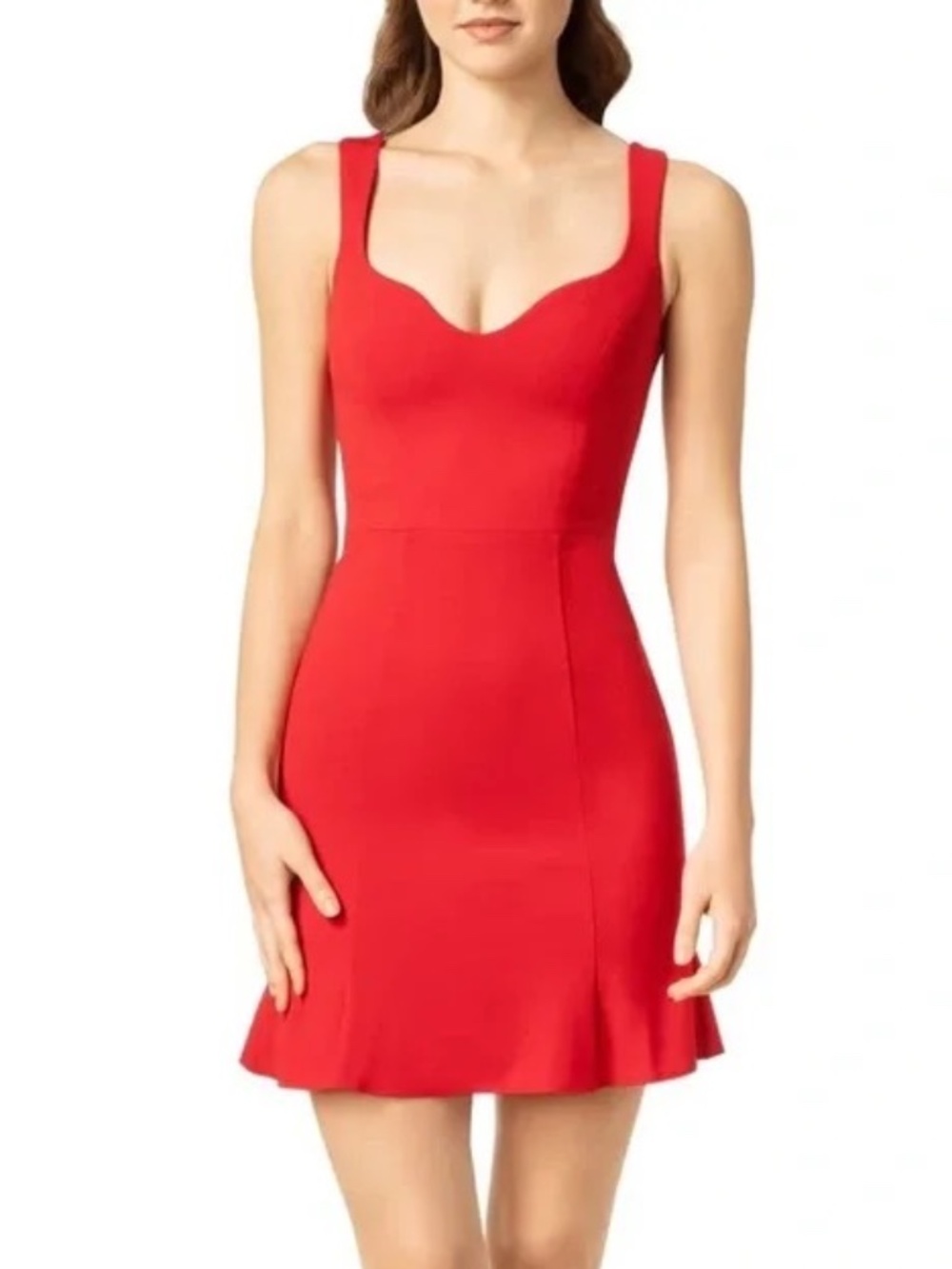 Dress The Population Red Esme Mini Dress NWT